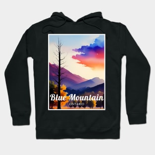 Blue Mountain ski - Ontario Hoodie